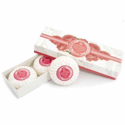 Saponificio Varesino Red Rose Seife 3 x 100 g