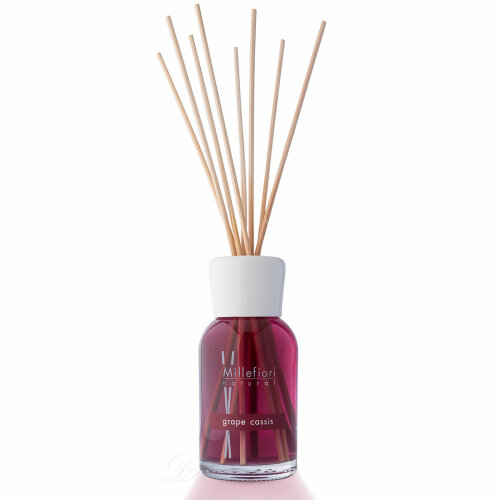 Millefiori Natural Reed Diffusor Grape Cassis Raumduft 250 ml