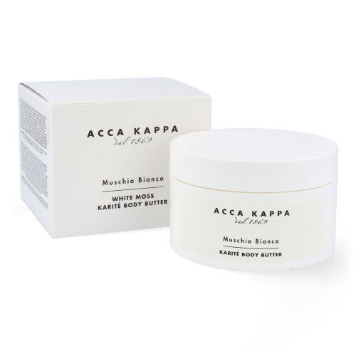 Acca Kappa Muschio Bianco Körpercreme mit Karitebutter 200 ml