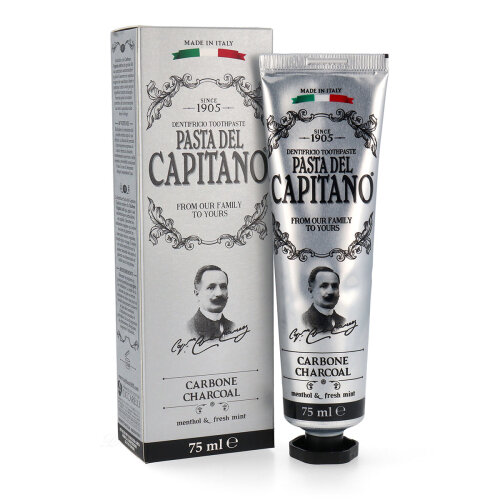 Pasta del Capitano Premium Edition 1905 Kohle Zahnpasta 75 ml