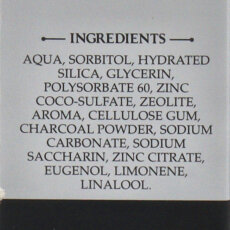 Pasta del Capitano Premium Edition 1905 Kohle Zahnpasta 75 ml