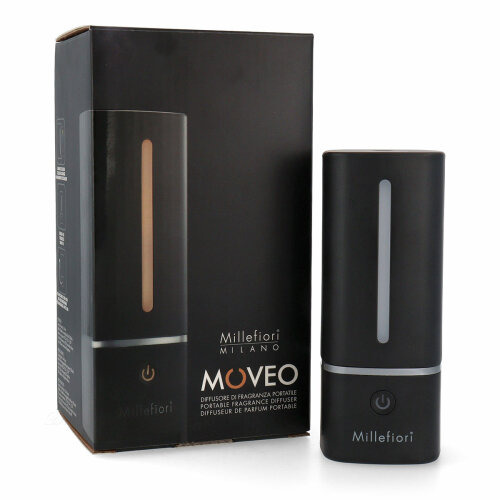 Millefiori Moveo Tragbarer Diffuser Schwarz