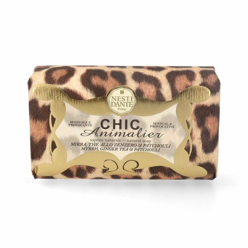 NESTI DANTE Chic Animalier bronze mirra, the allo zenzero & patchouli seife 250g